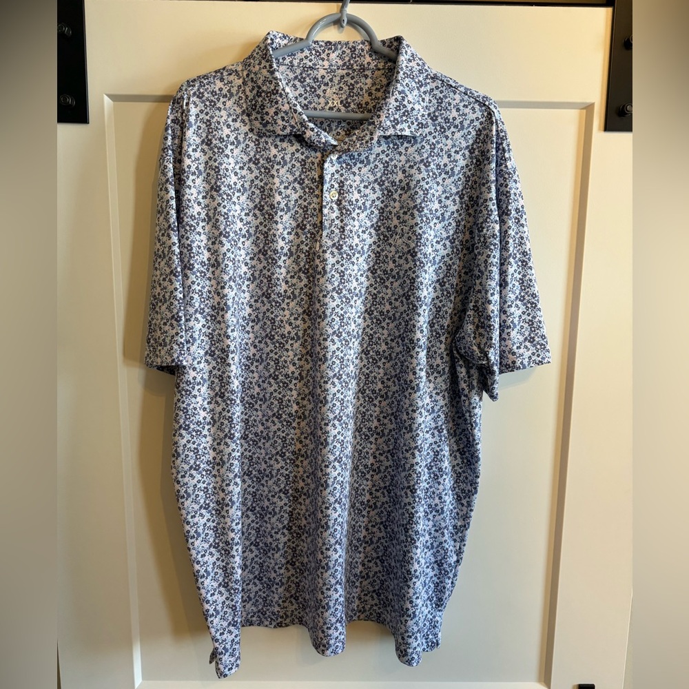 Rhoback Print Polo - XXL - Floral